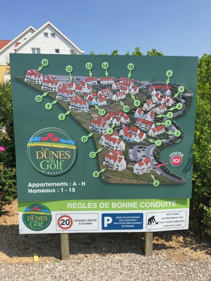 Les Dunes Du Golf First Line Sea View App Block B 1-3 Apartment Wimereux Ngoại thất bức ảnh